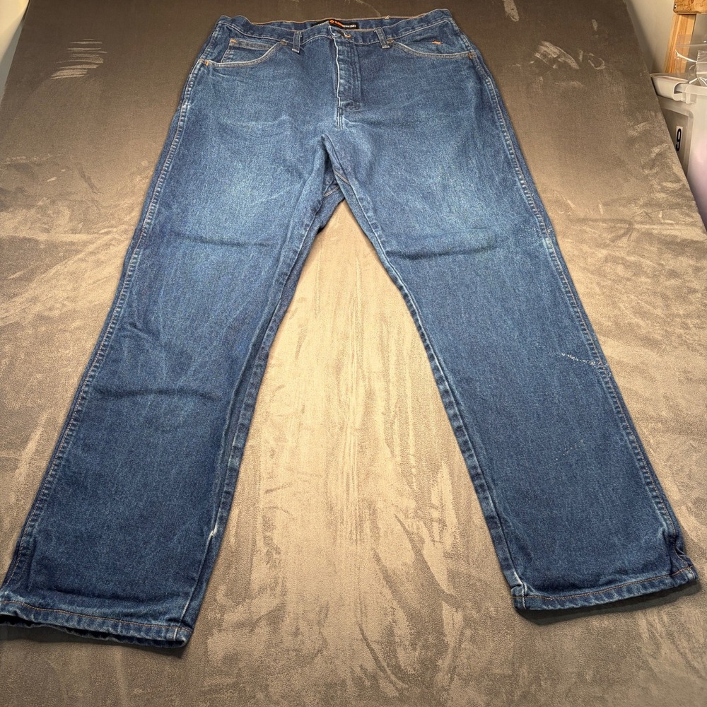 Wrangler FR Jeans Mens 38x34 Relaxed Fit Flame Resistant Jean Heavy Duty FR31MWZ